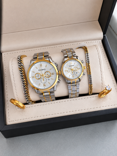 ست ساعت مردانه و زنانه برند کاسیو casio گارانتی پک ساعت کامل