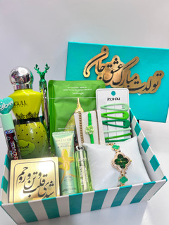 باکس هدیه تولدت مبارک هدیه لوکس جدید بادی اسپلش ساعت ونکلیف